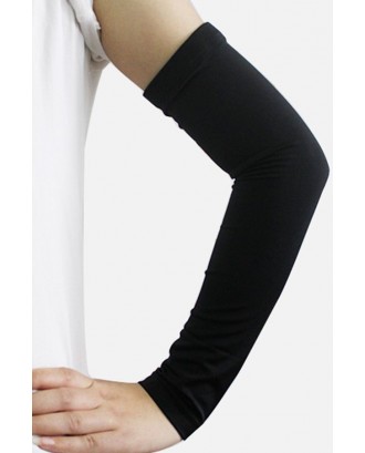 Black Cooling Compression Sports Arm Sleeve